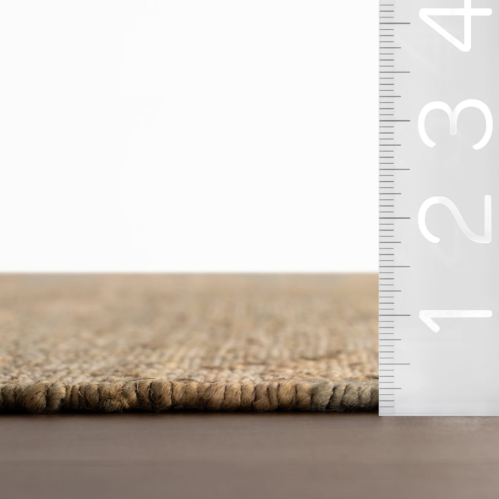 Navi Textured Abstract Indoor Rug | Natural