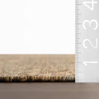 Navi Textured Abstract Indoor Rug | Natural