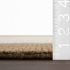 Caligo Mid Century Modern Bordered Rug | Brown