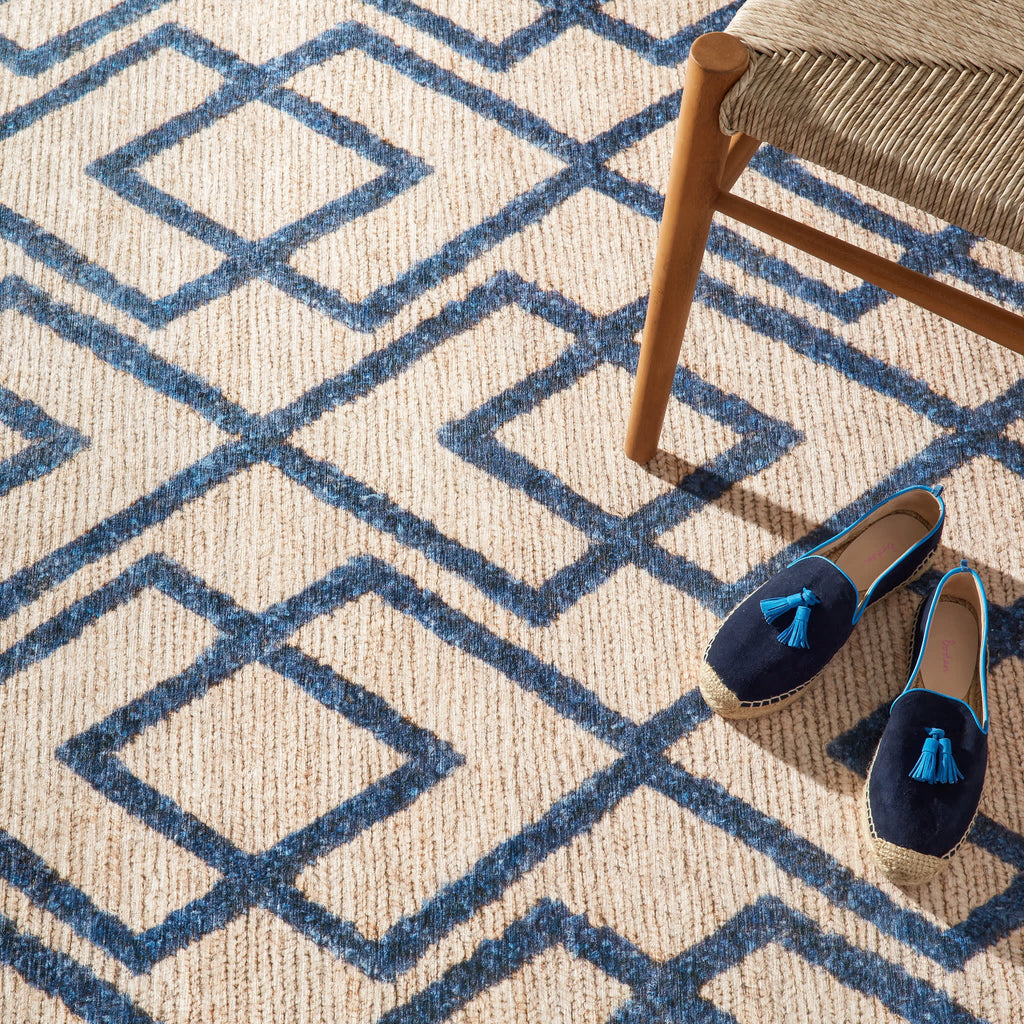 Marco Machine Washable Rug | Navy