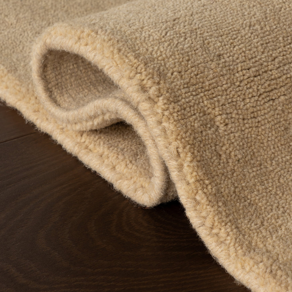 Iania Modern Solid Rug | Ivory