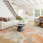 Exploded Floral Machine Washable Rug | Multi