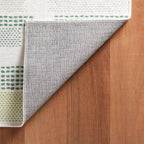 Tread Lightly Machine Washable Rug | Green