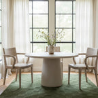 Cape May Plush Textured Washable Rug | Green