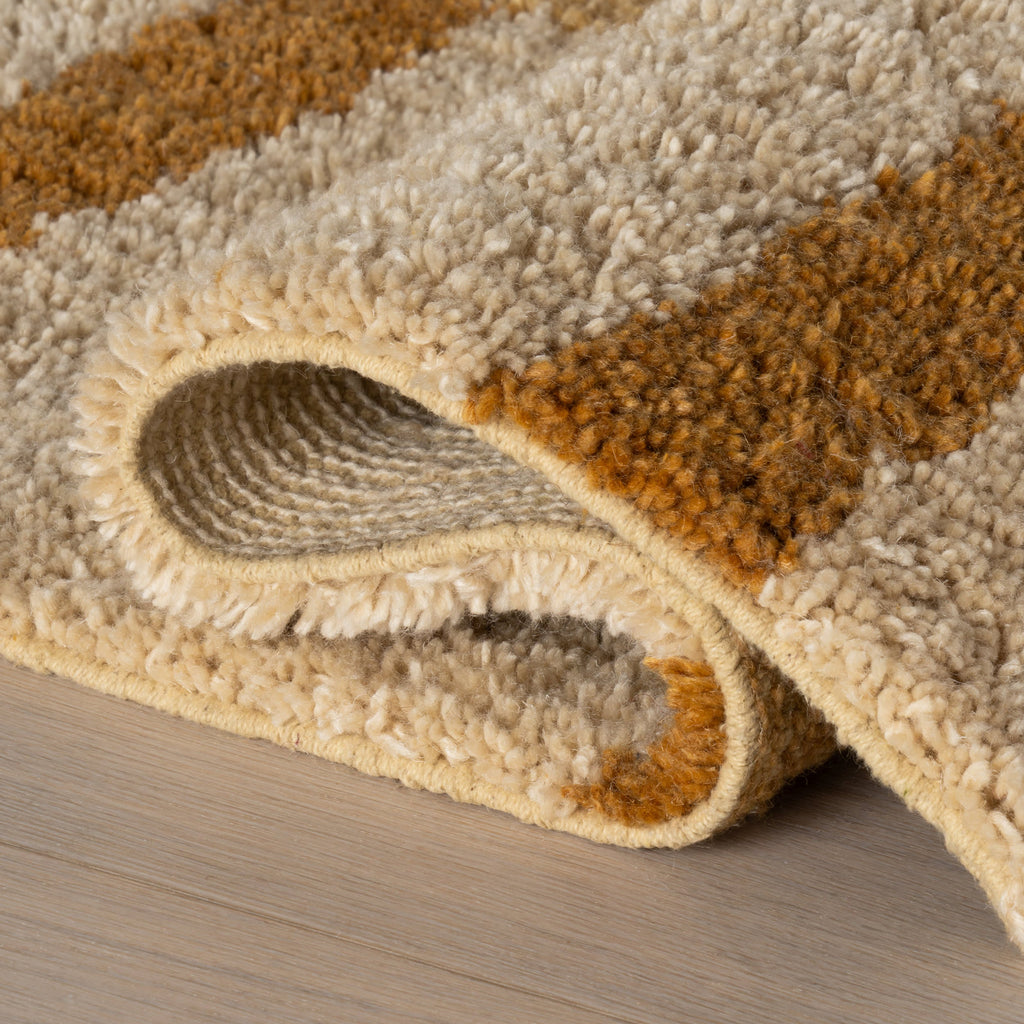Saga Geometric Rug | Amber