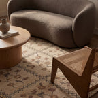 Nyme Floral and Paisley Farmhouse Rug | Sand