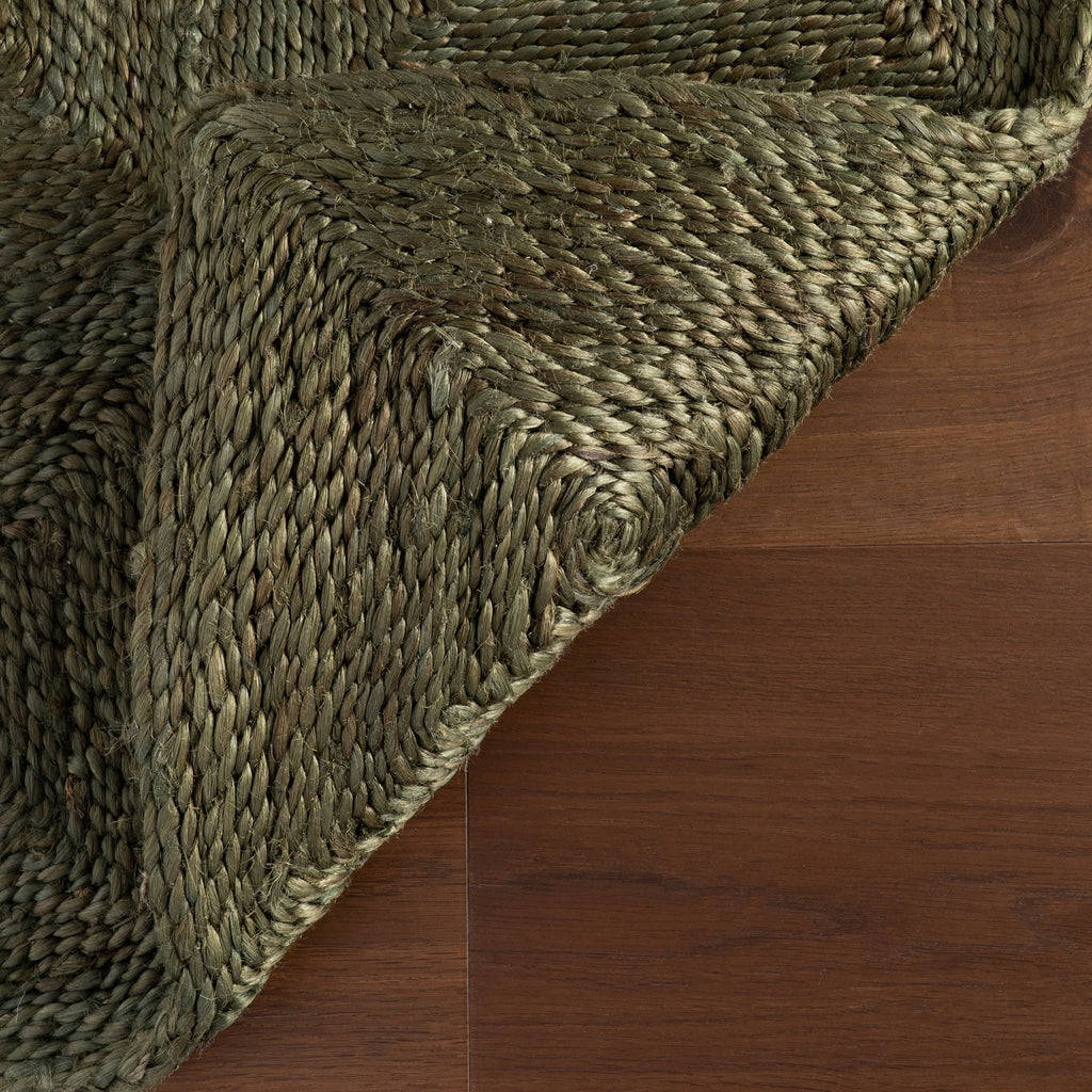 Laux Textured Handmade Jute Rug | Green