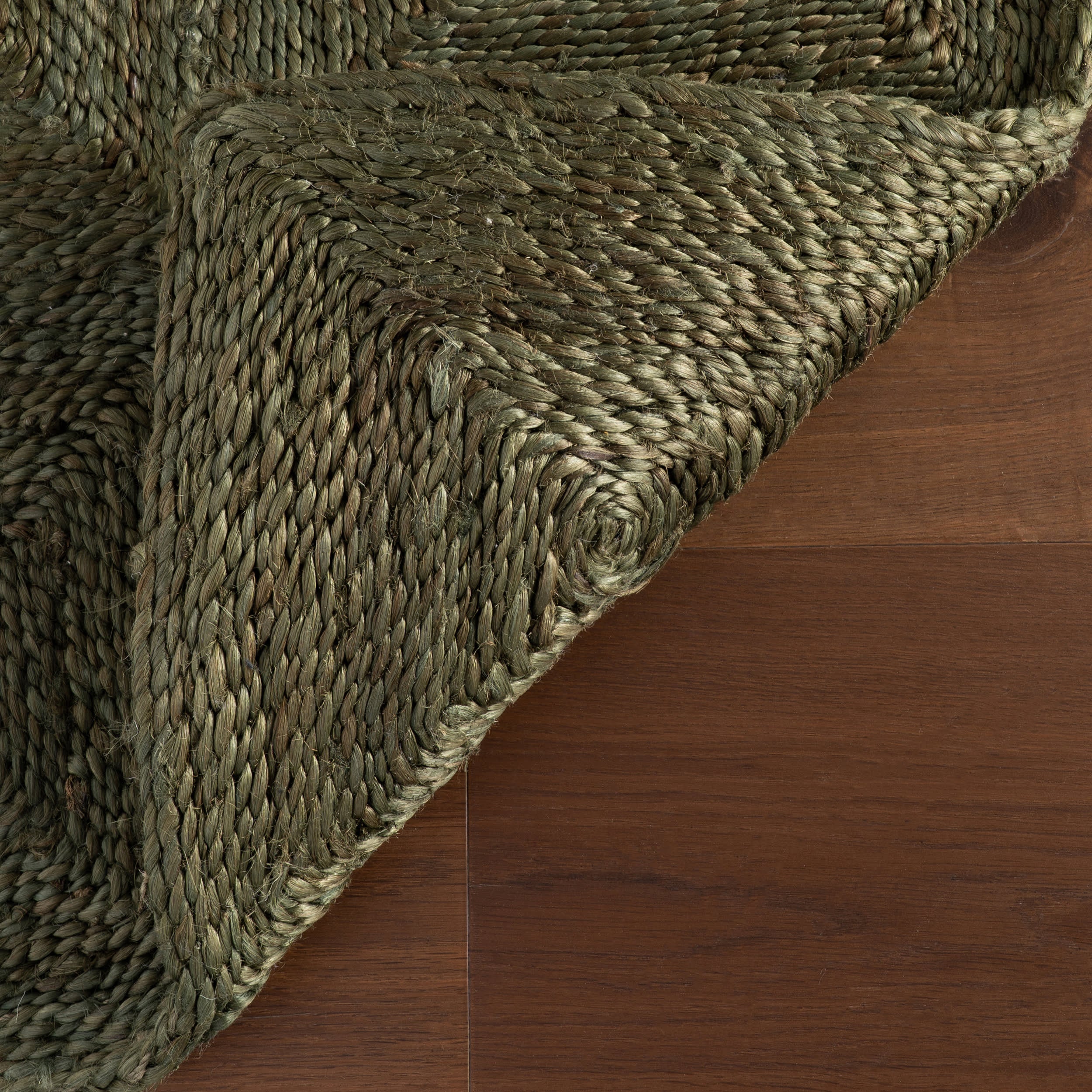 Laux Textured Handmade Jute Rug | Green