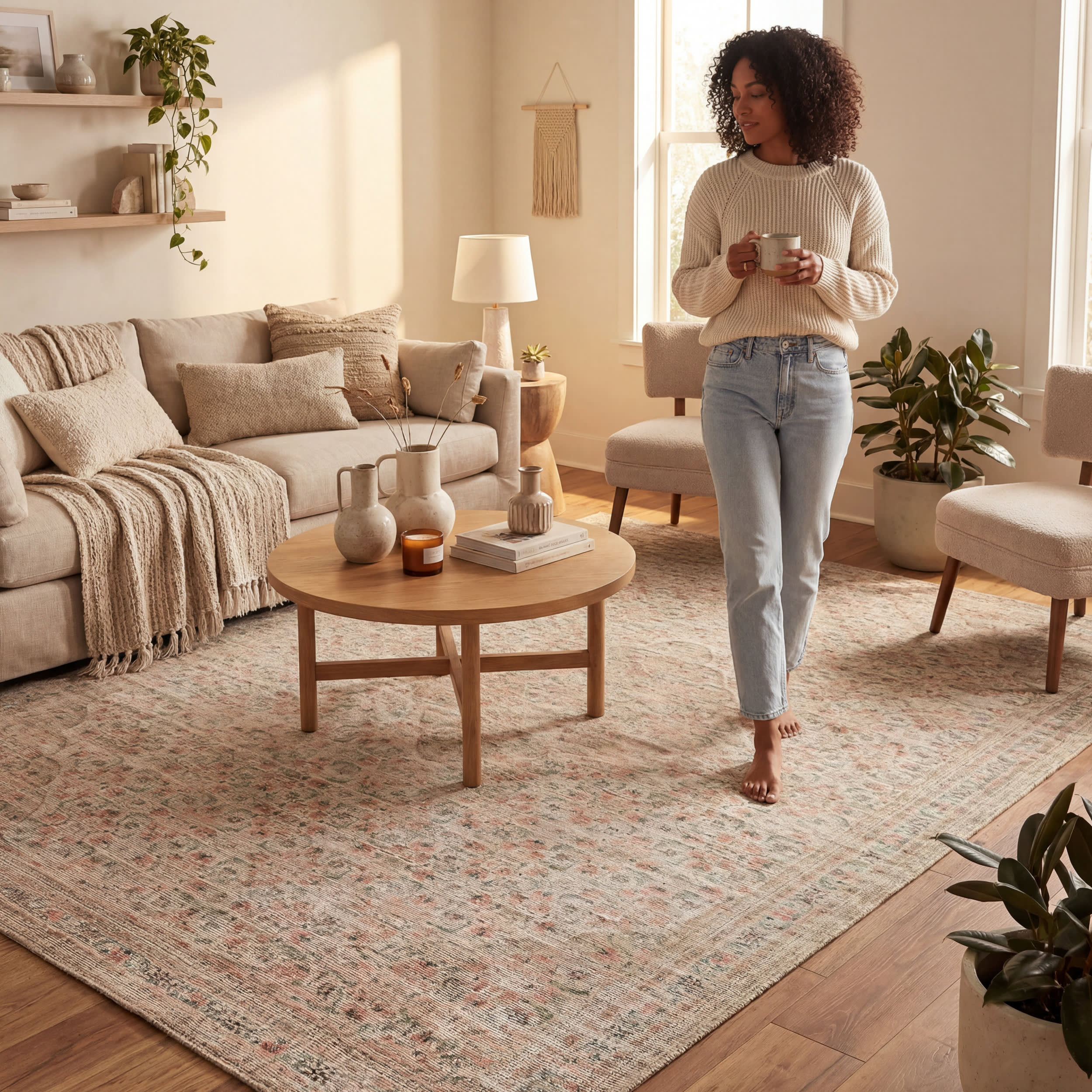 Merit Traditional Medallion Rug | Multicolor