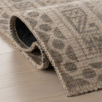 Zayna Traditional Bordered Washable Rug | Ivory
