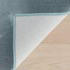 Ranya Modern Solid Rug | Blue