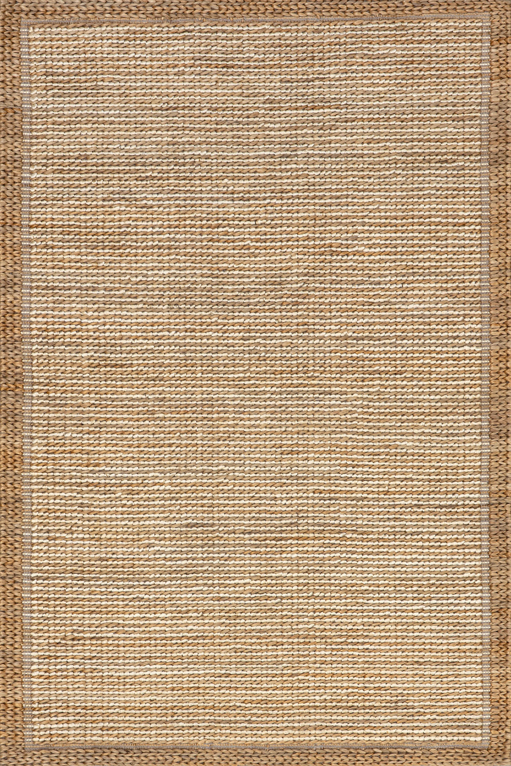 Ilse Bordered Hand Braided Jute Rug | Ivory