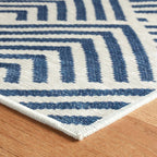 Cleo Machine Washable Rug | Navy