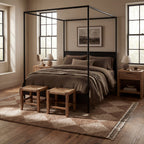 Aylin Diamond Tasseled Rug | Tan