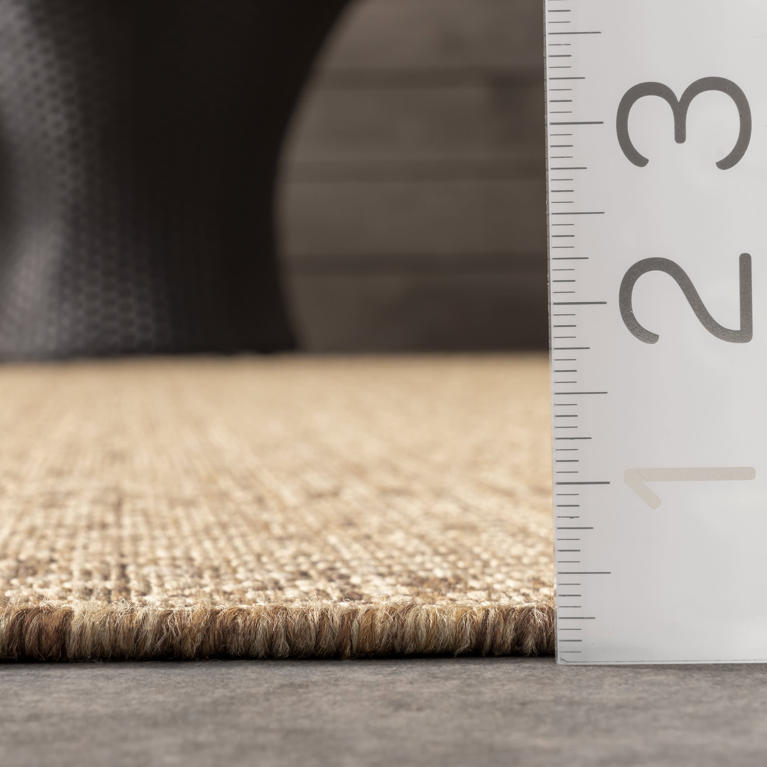 Filigree Indoor/Outdoor Flatweave Rug | Brown