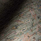 Ankhe Traditional Bordered Rug | Blue