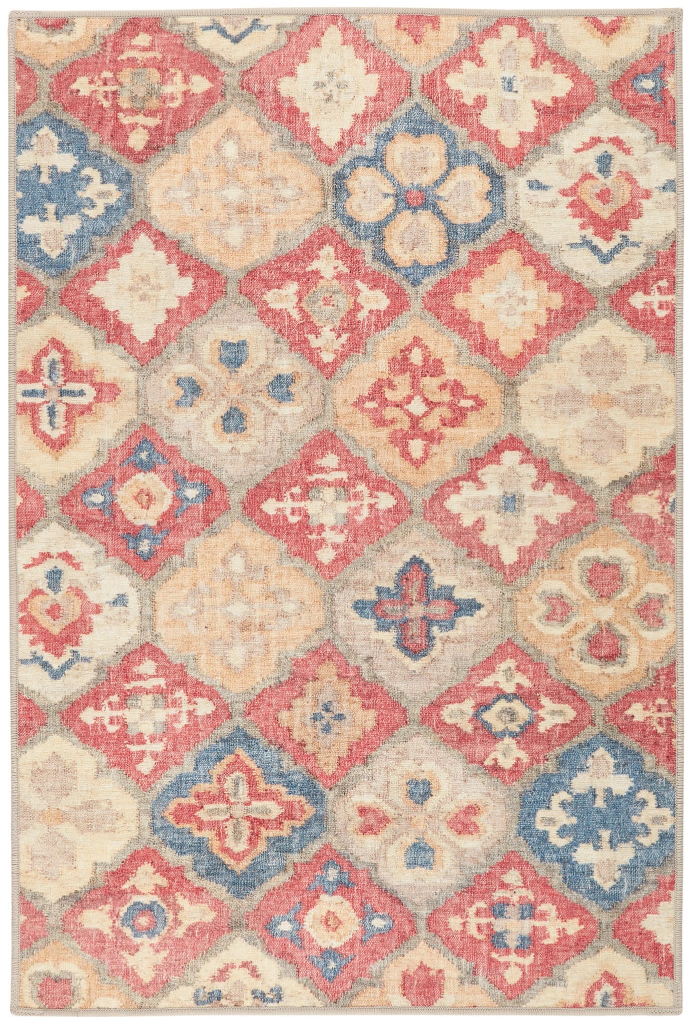 Pali Machine Washable Rug | Multi Image principale du produit
