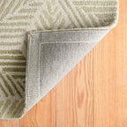 Karari Hand Hooked Wool Rug | Moss