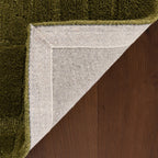 Avela Textured Abstract Rug | Green