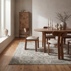 Luda Vintage & Distressed Washable Rug | Sage