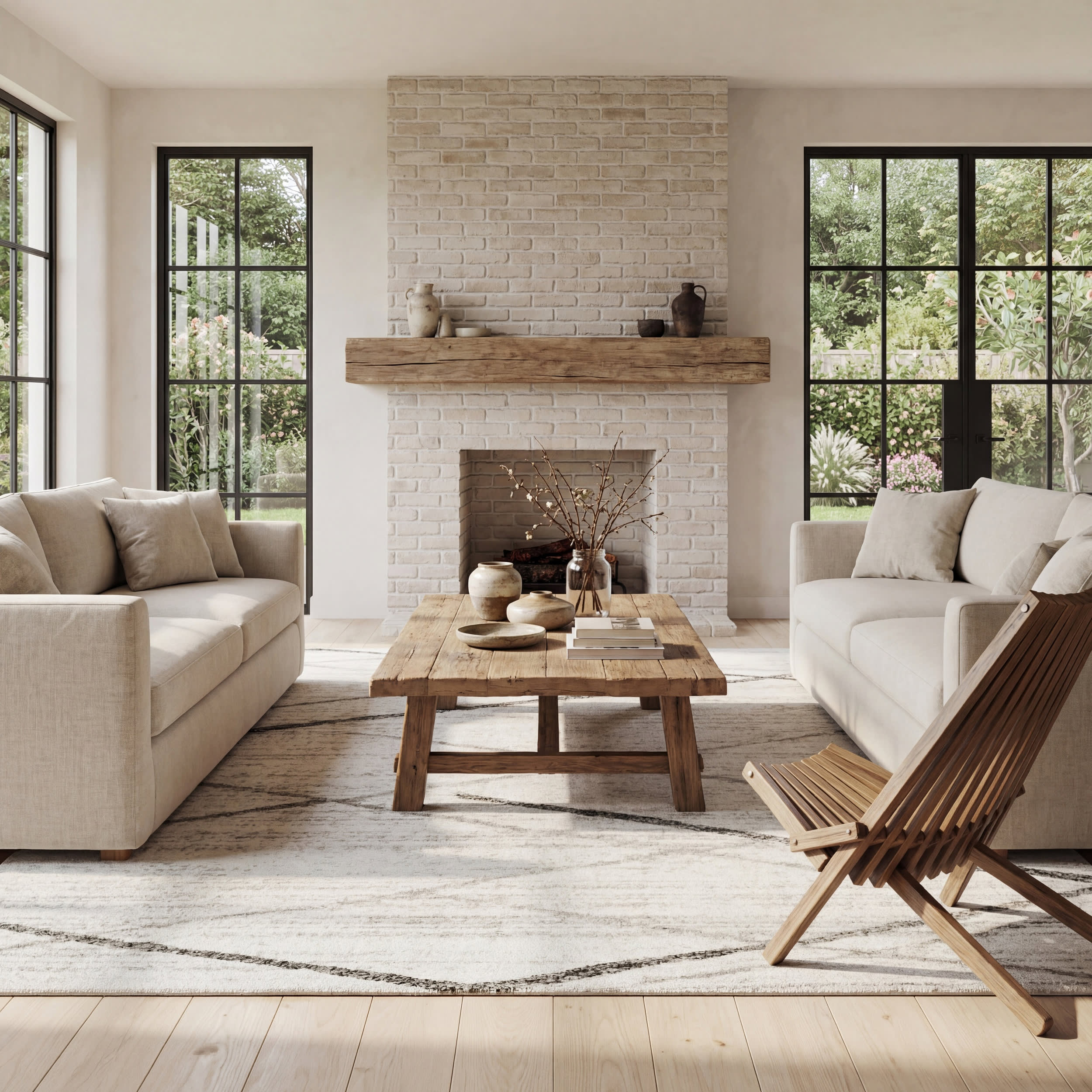 Broken Lattice Rug | Grey Secondary image