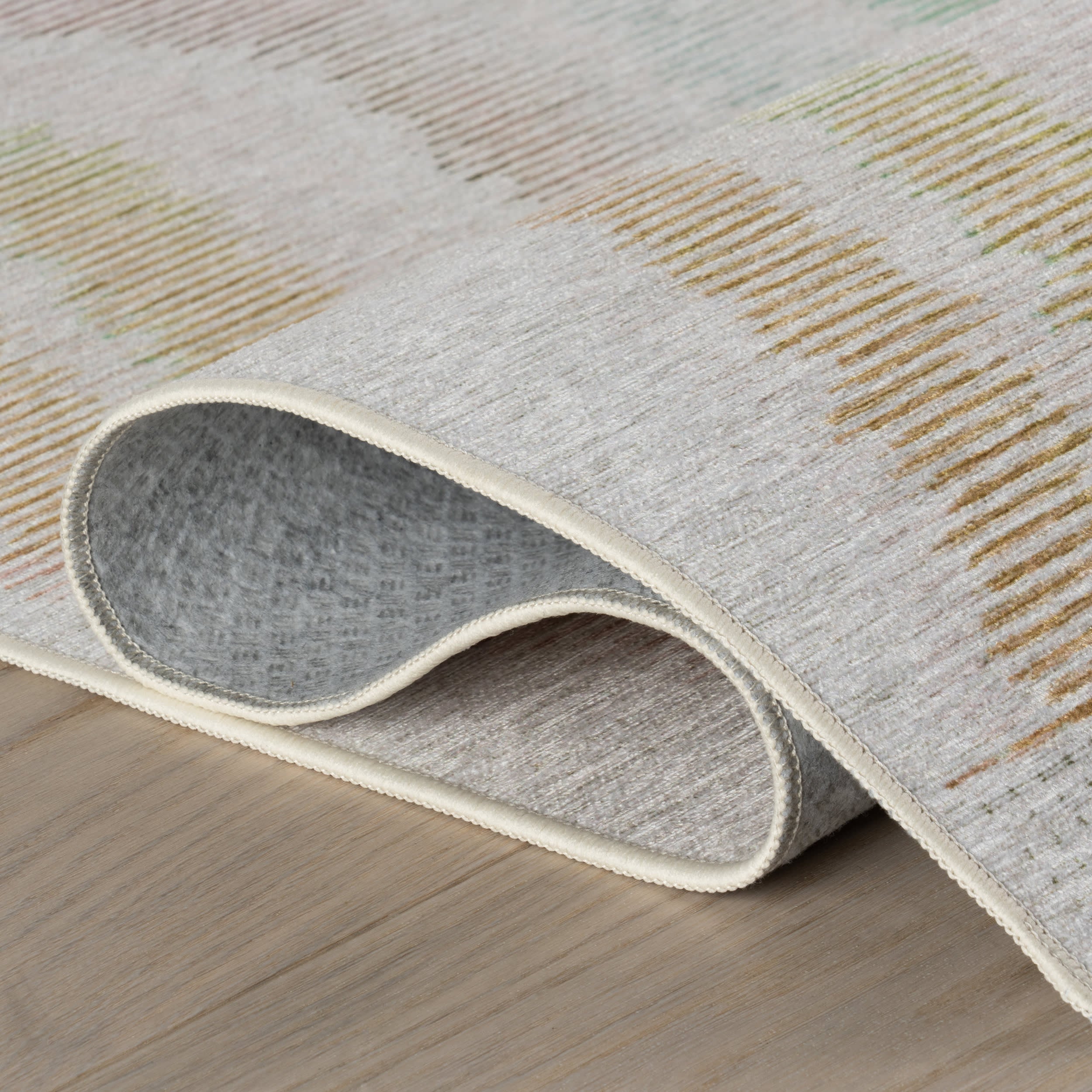 Chevron Machine Washable Rug | Multi