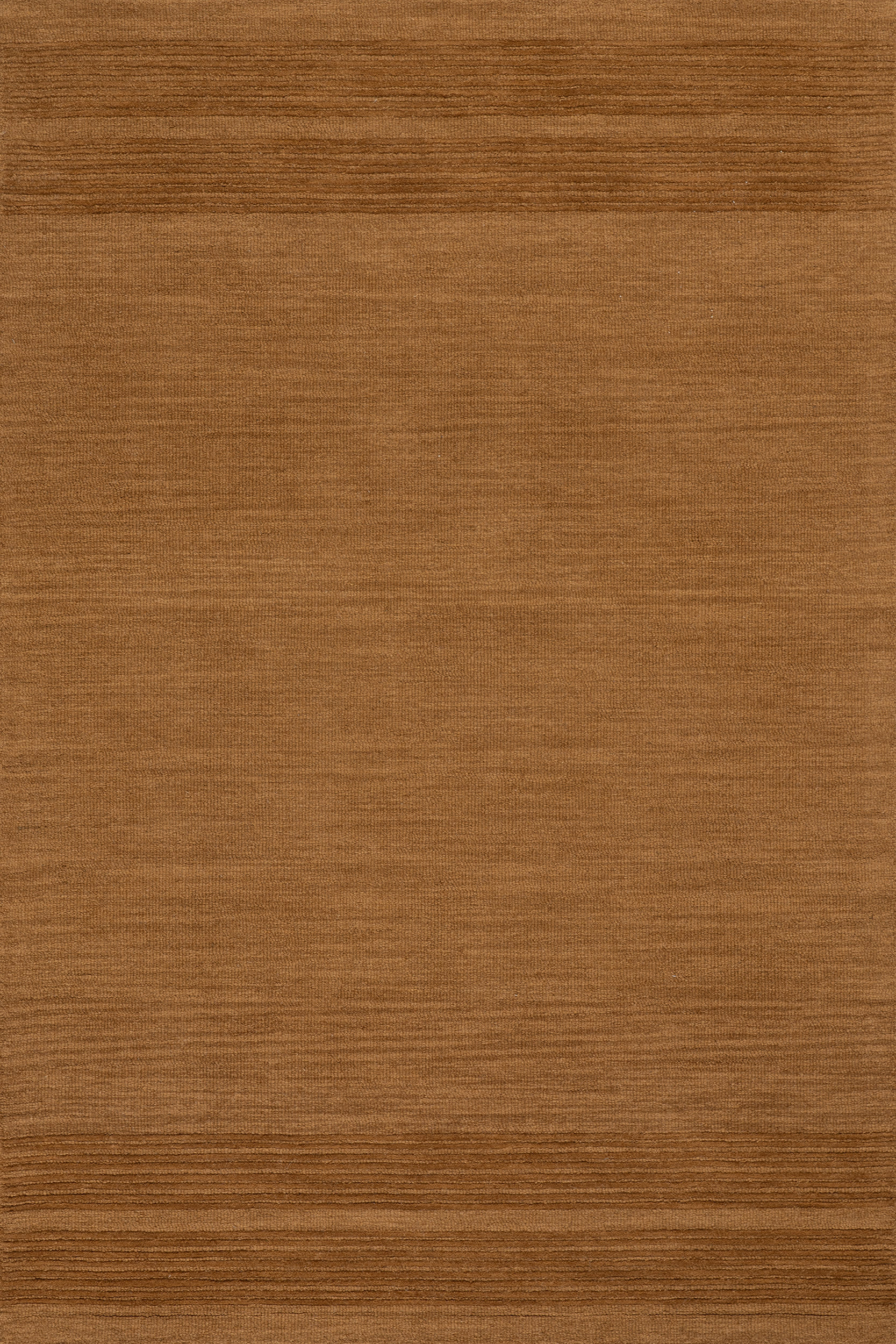 Cotina Modern Bordered Handmade Wool Rug | Amber