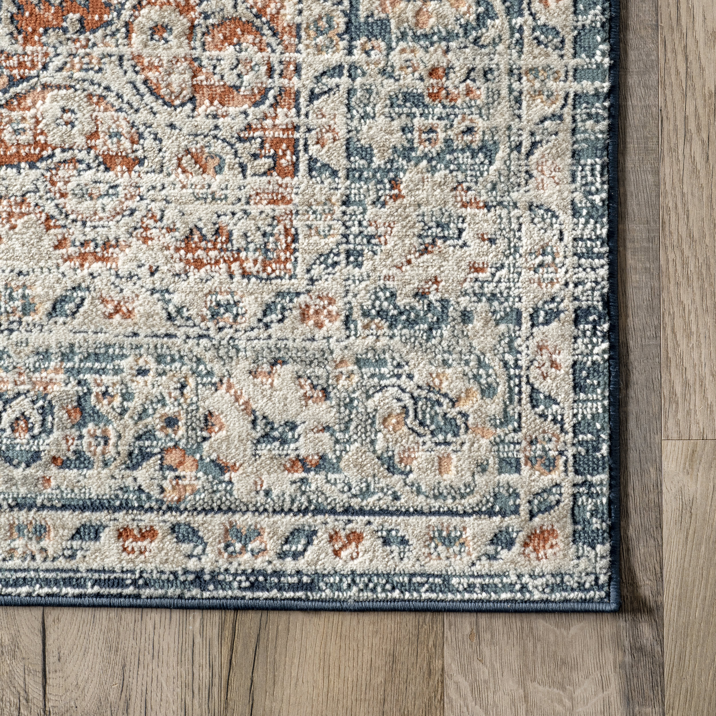 Antonia Vintage Medallion Rug | Beige