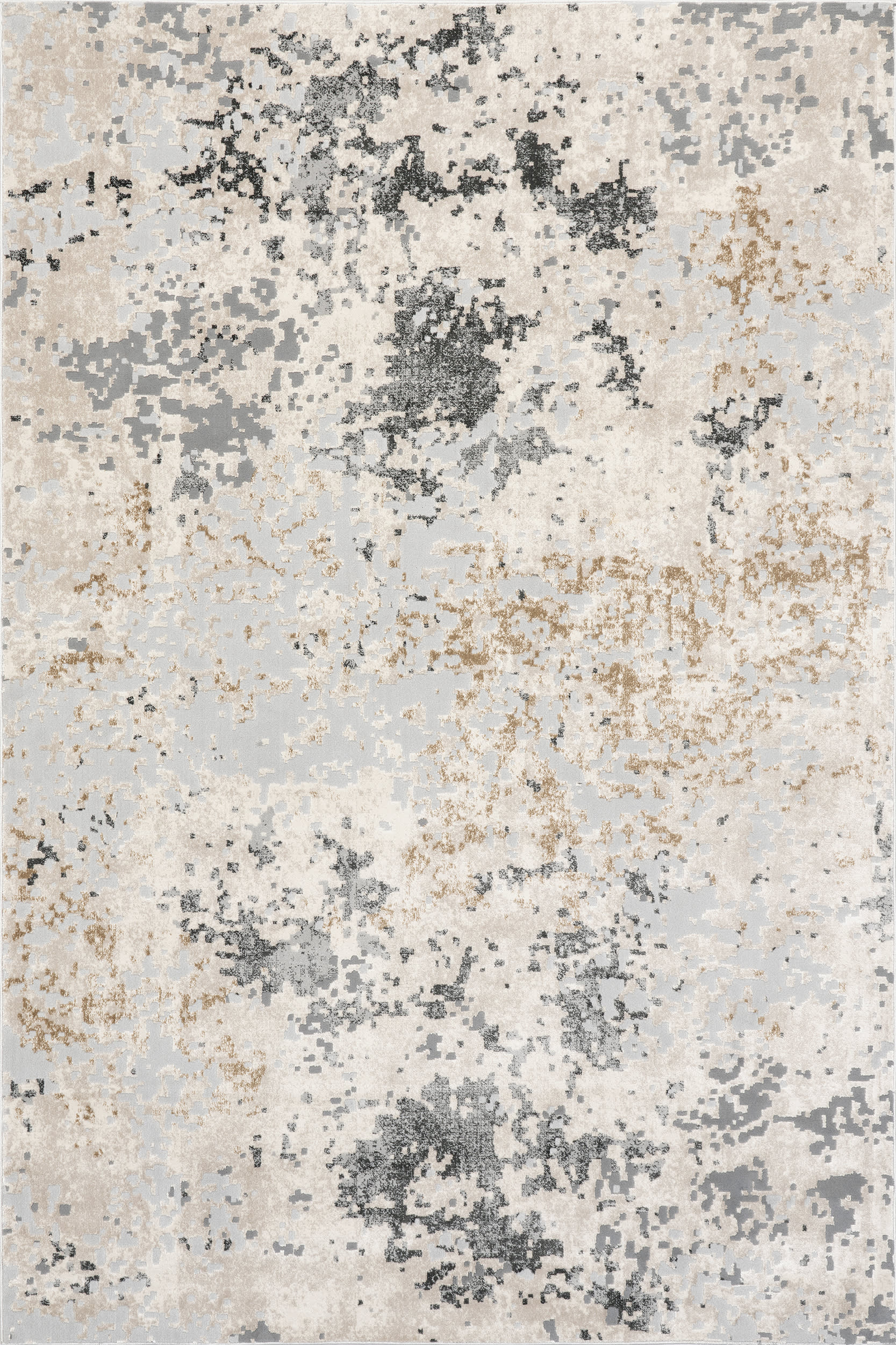 Ricki Mottled Abstract Rug | Beige Main image
