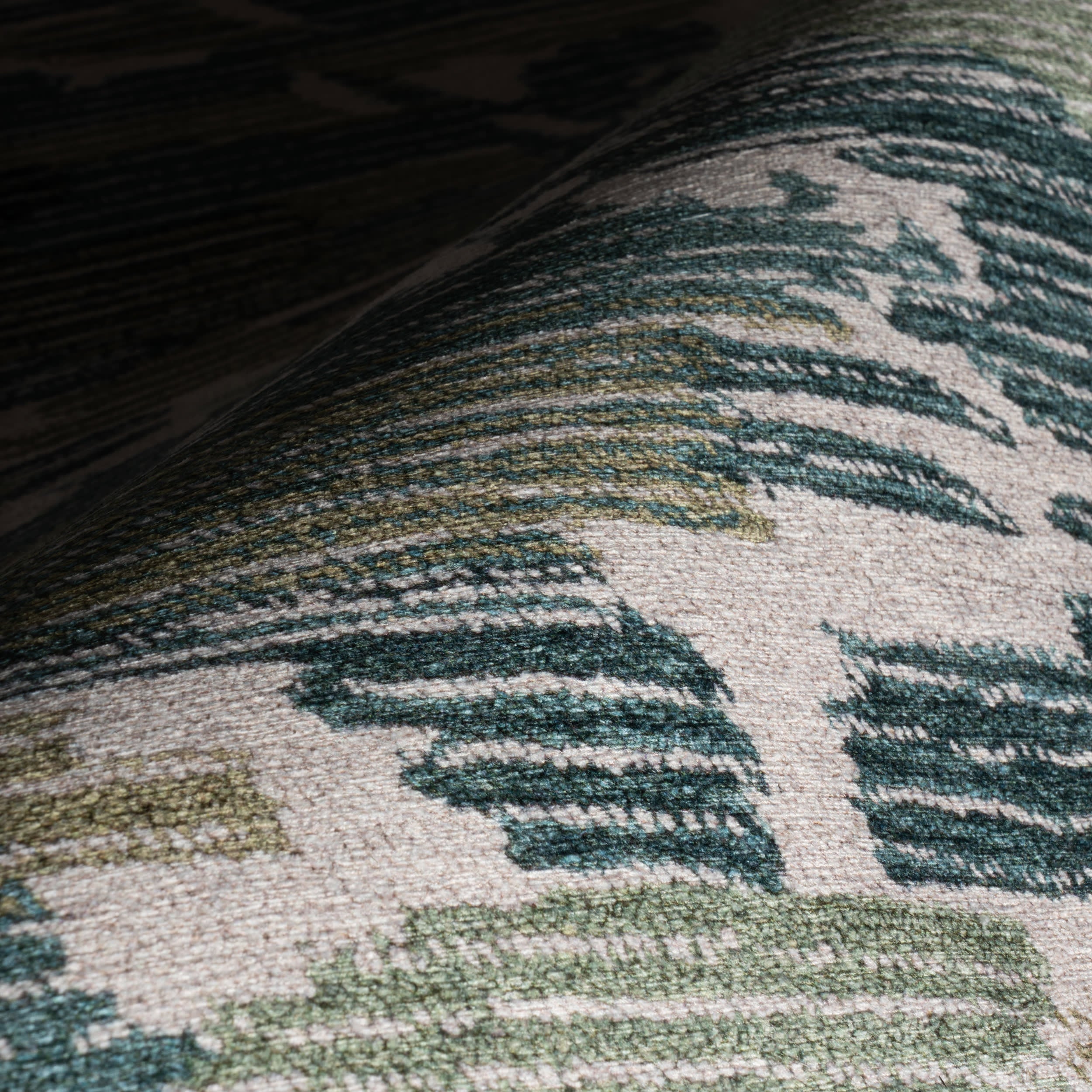 Ladycross Machine Washable Rug | Green