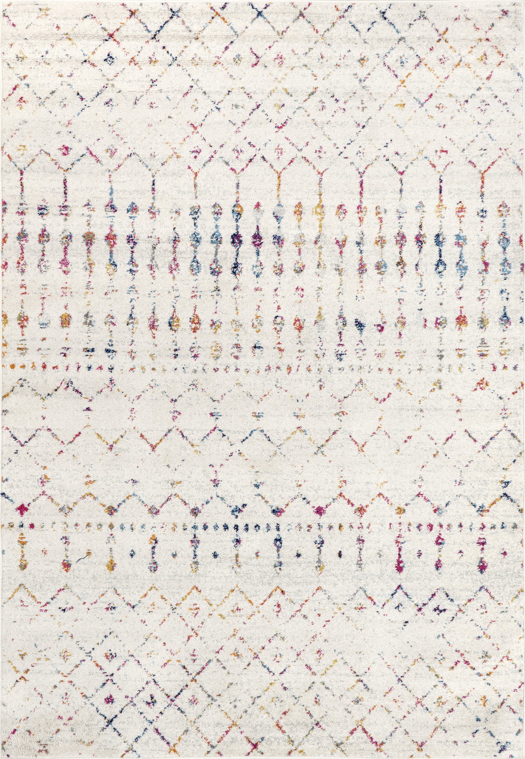 Moroccan Trellis Rug | Light Multicolor Main image