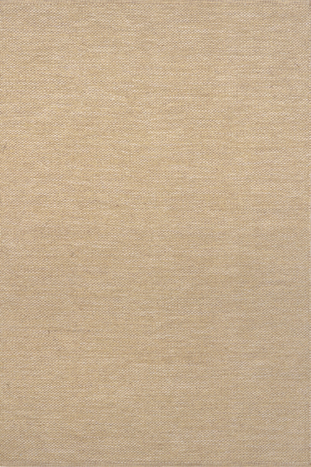 Cotton Solid Flatweave Rug | Tan