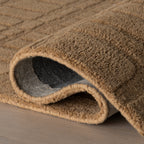 Avela Textured Abstract Rug | Tan