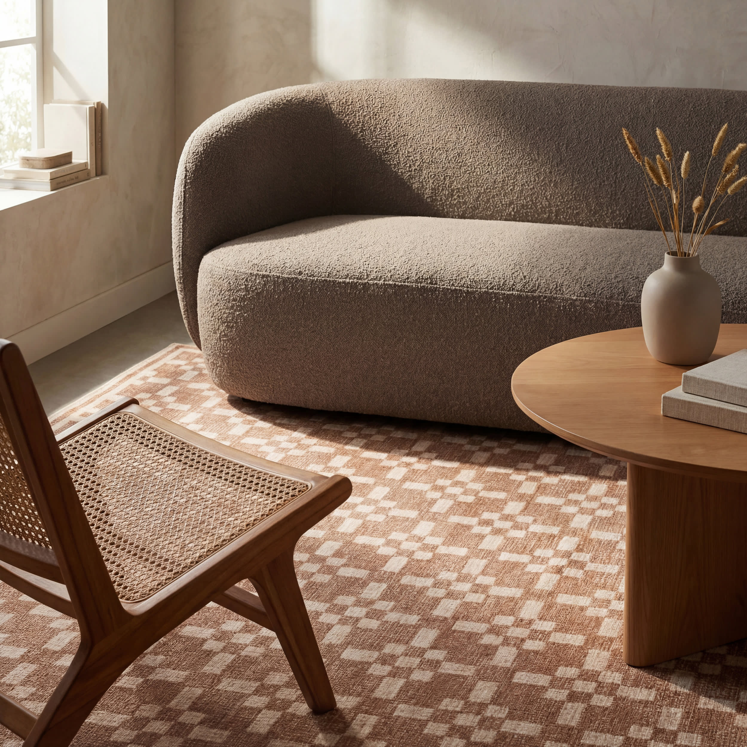 Innex Bohemian Washable Rug | Natural