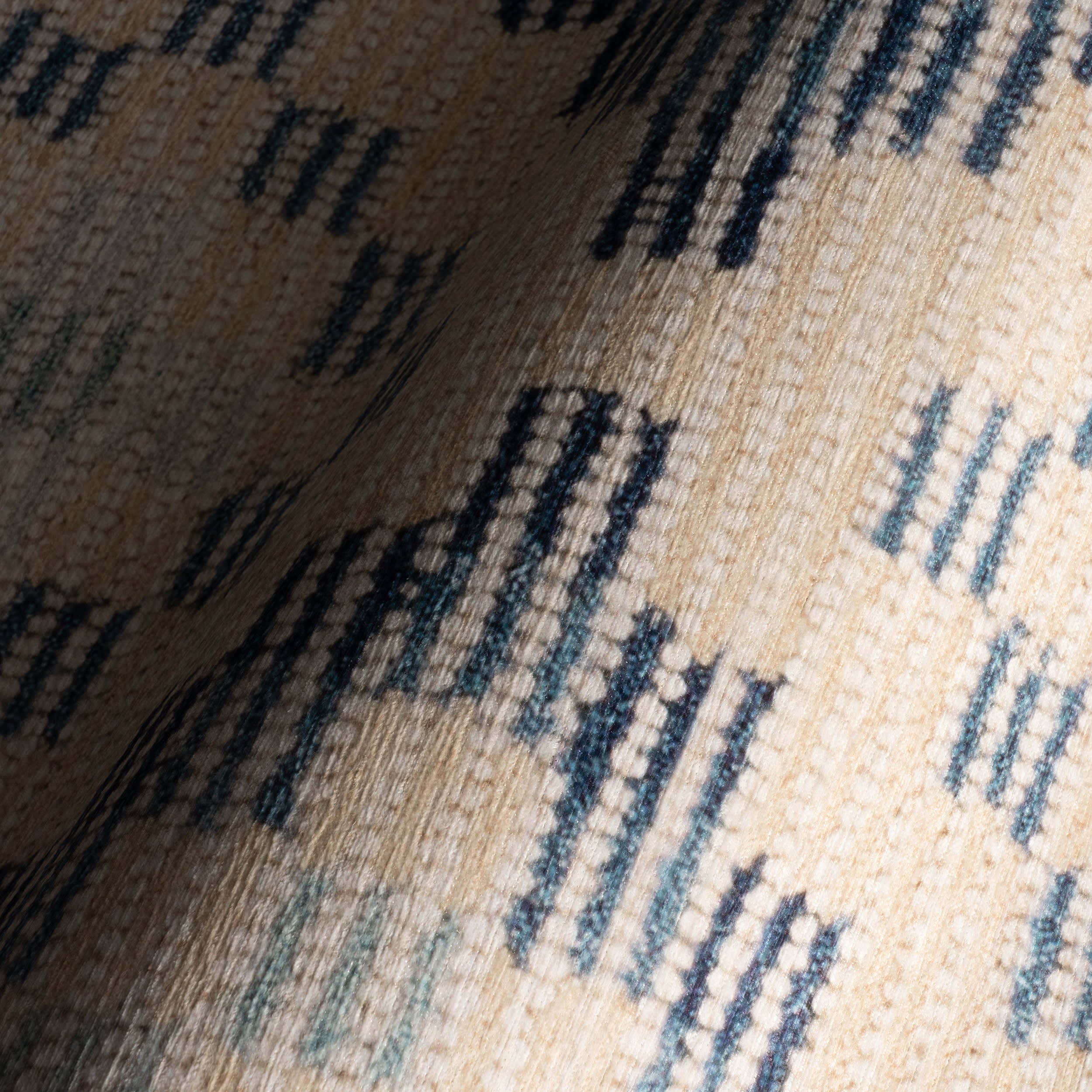 Orzalla Southwestern Diamond Washable Rug | Blue