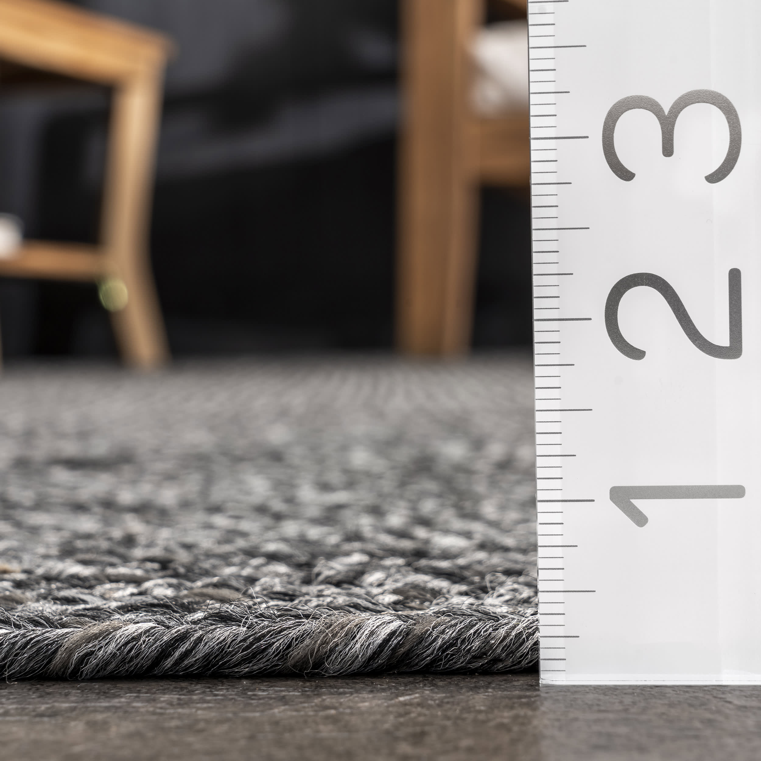 Everywhere Hand-Braided Indoor/Outdoor Rug | Charcoal