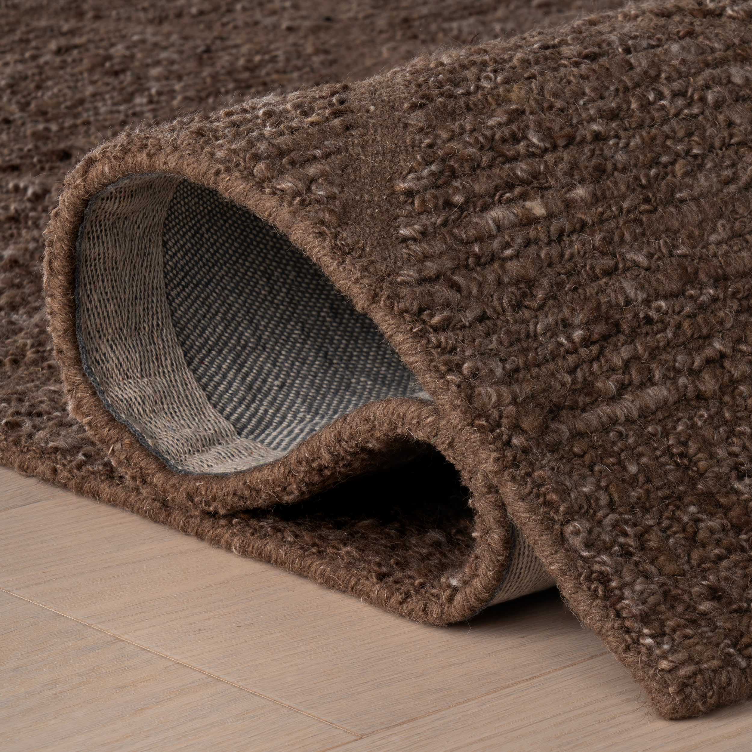 Afra Trellis Bohemian Hand Tufted Wool Rug | Brown