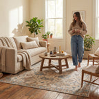 Tavi Hand Loomed Wool Rug | Ivory