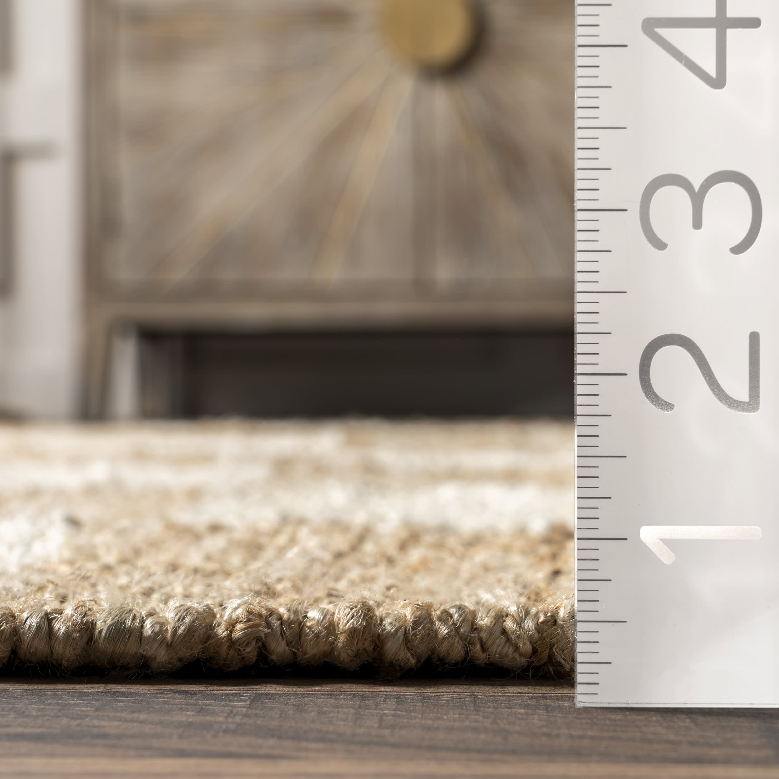 Cassia Classic Checkered Rug | Ivory