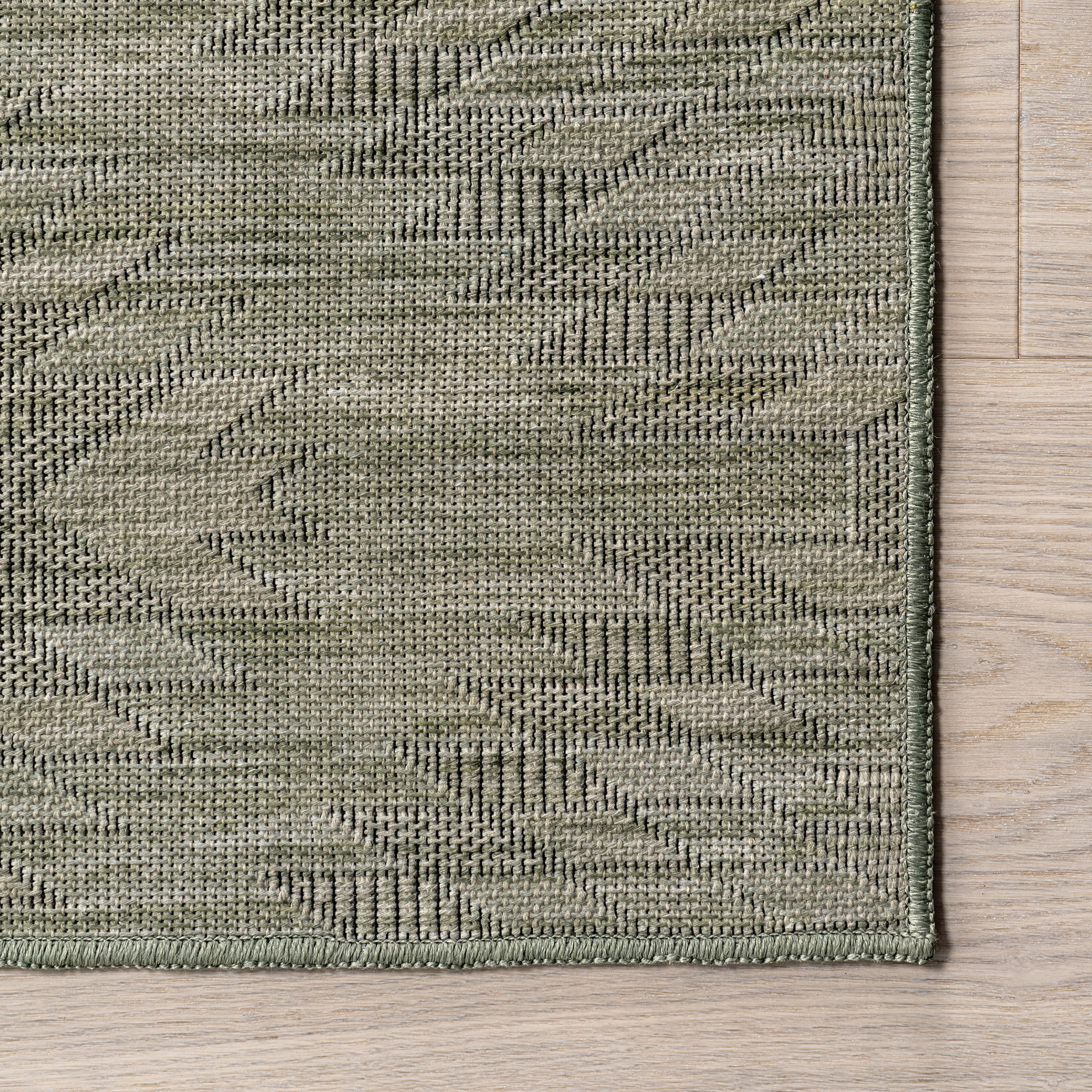 Alva Diamond Washable Rug | Sage Green