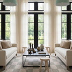 Mephira Checkered Washable Rug | Green