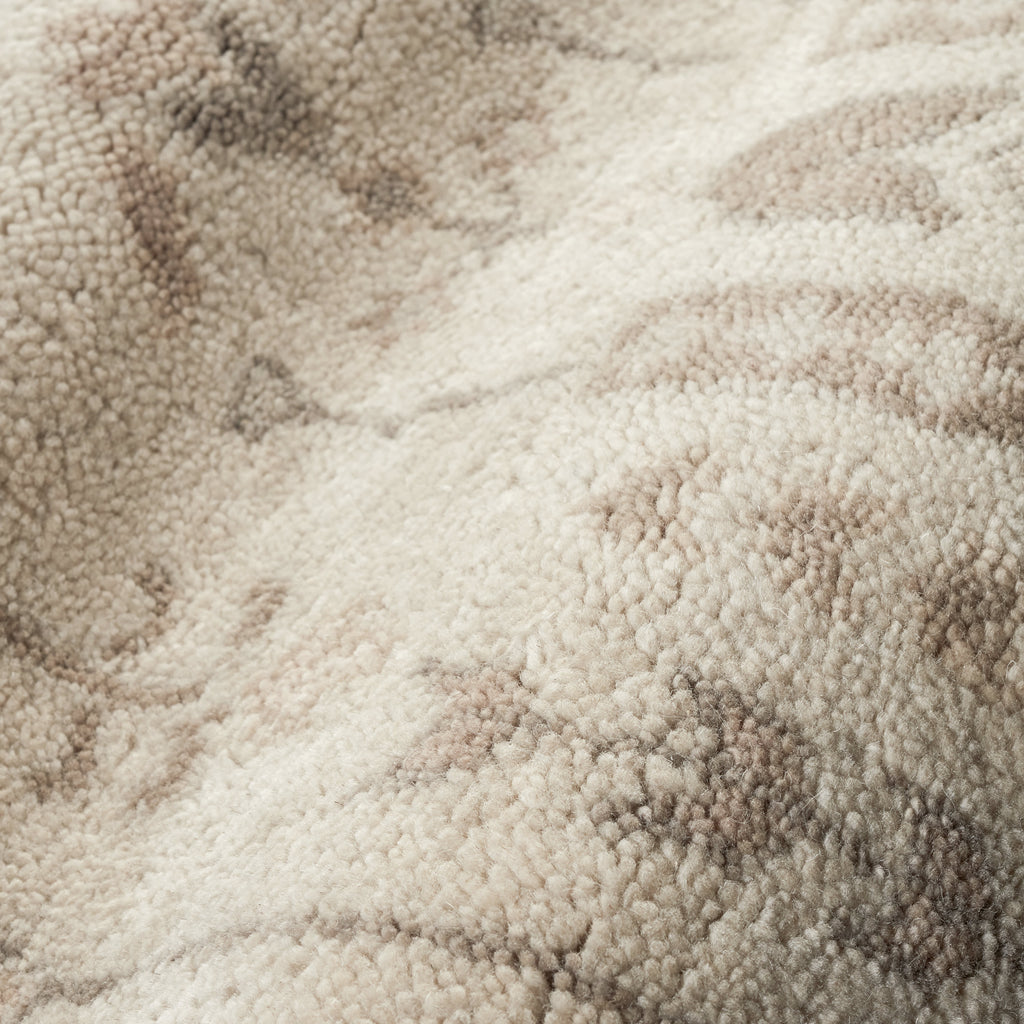 Dara Hand Knotted Wool Rug | Cream