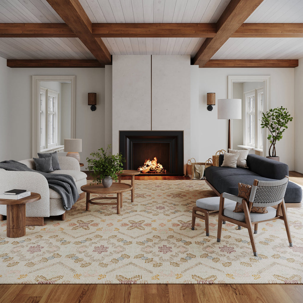 Vittoria Cotton Rug | Multicolor