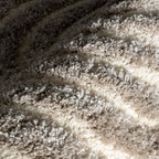 Charlee Textured Arcs Rug | Beige