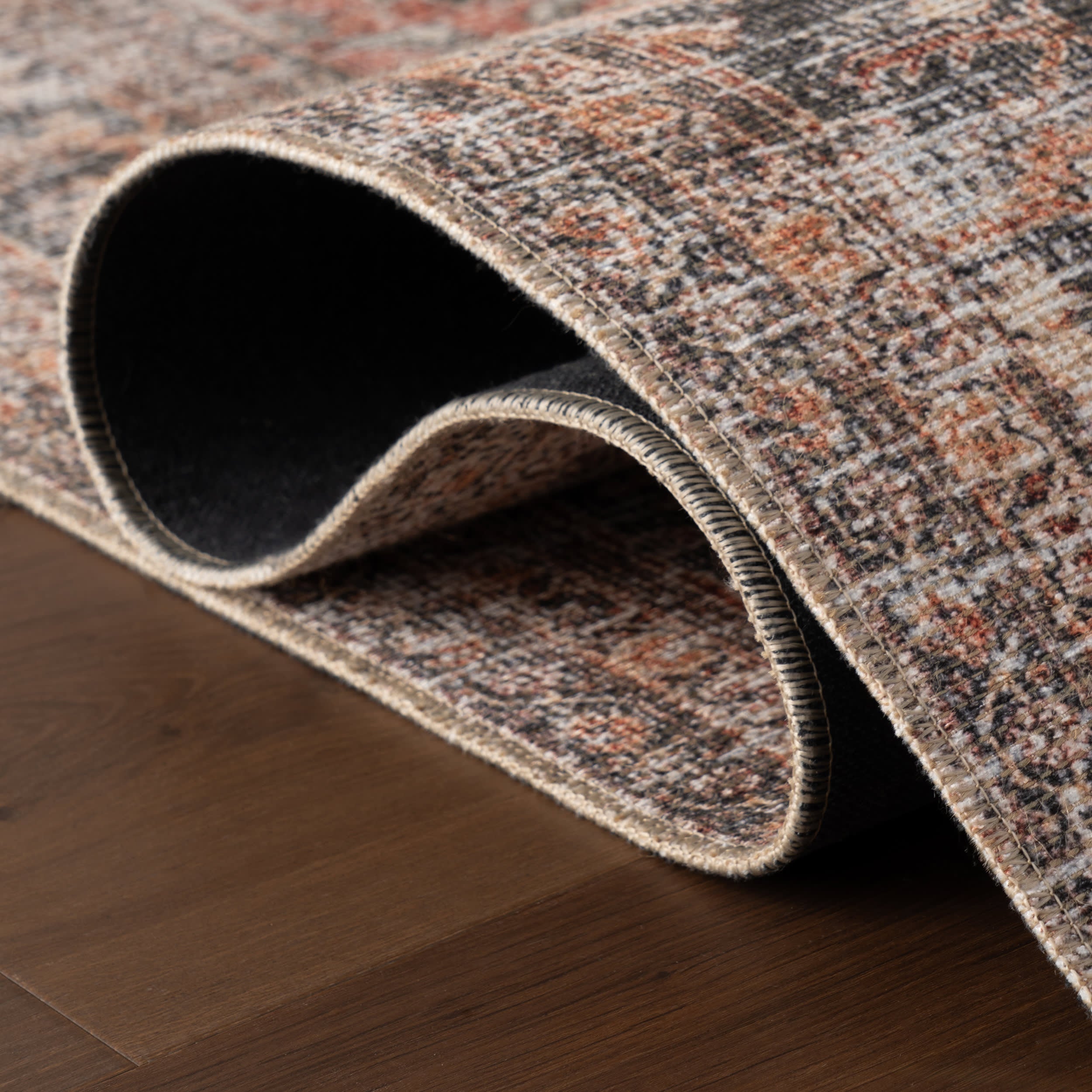 Red Bank Antiqued Jute-Blend Rug | Multicolor