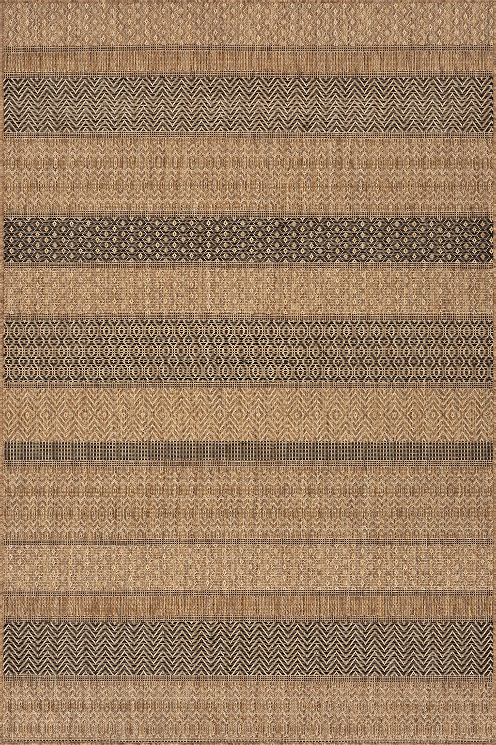 Vielle Modern Abstract Indoor/Outdoor Rug | Grey