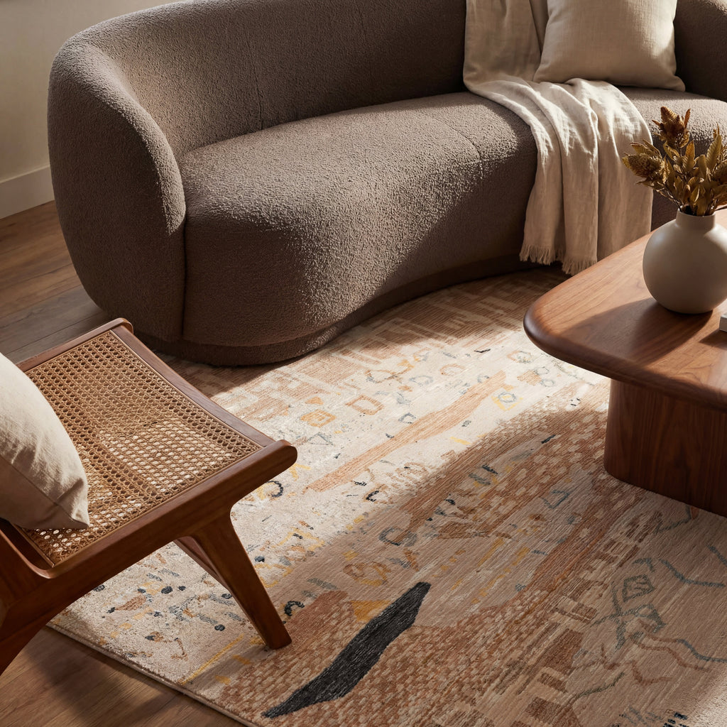 Sonace Moroccan Washable Rug | Sand