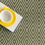 Diamond Handwoven Indoor/Outdoor Rug | Sage