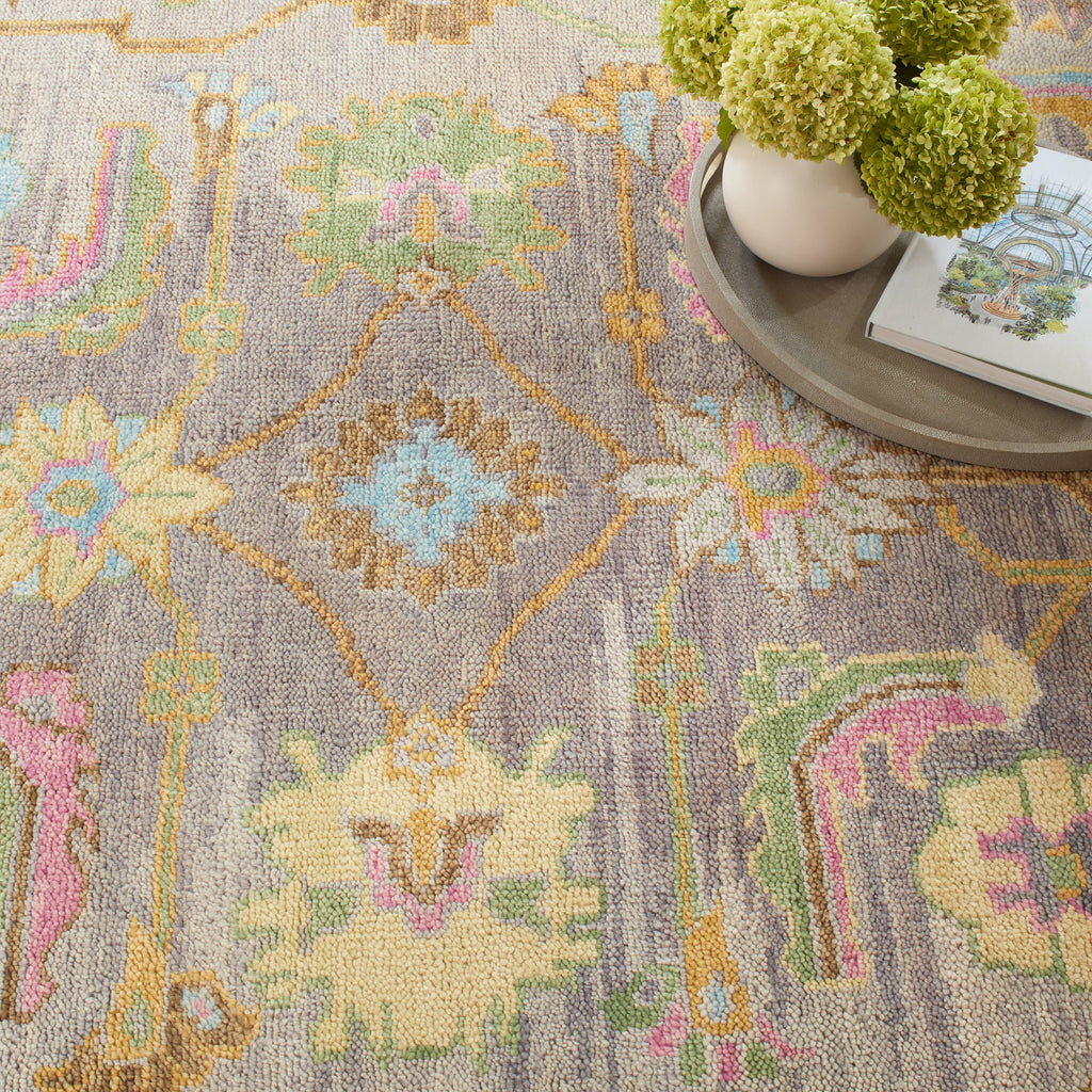 Iris Hand Knotted Wool Rug | Multi