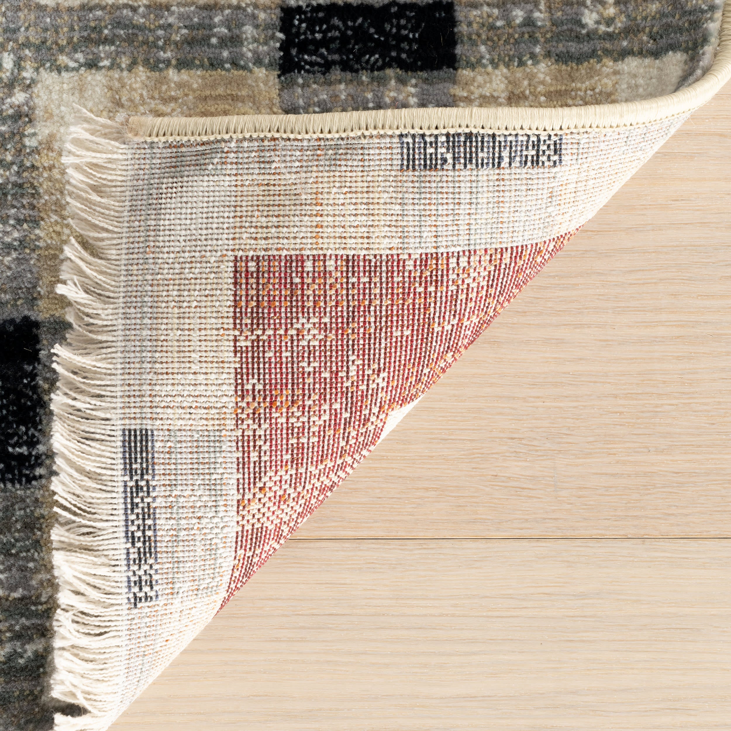 Sorelle Modern Plaid Rug | Red